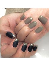 グラマラス プレジール 中野店(glamourous plaisir)/アシンメトリーネイル