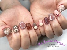 アン ジョーヌドラゴ/【自爪ネイル】３Dネイル