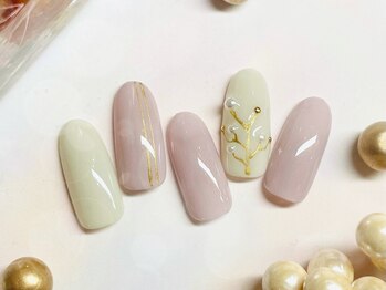 プルトワ(pourtoi)/シンプルツリーネイル★