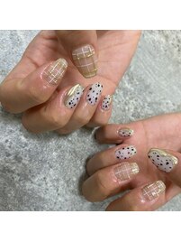 【ダルメシアンネイル】