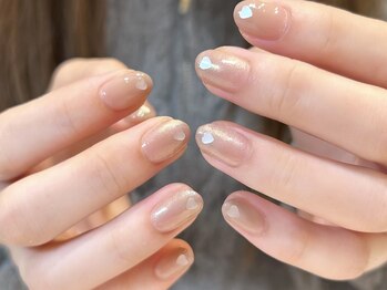 ケーツーネイル(k-two nail)/ブラウン×ハートネイル(みな)