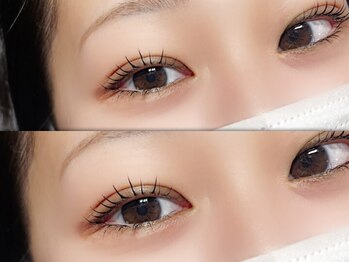 エイム(A-im)の写真/ナチュラルなお化粧にそっと馴染むまつげパーマ♪目に合ったロッド選びで自まつげを最大限に長く魅せる◇