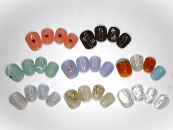 クローネイル ジジ(CLOW NAIL -zizi-)/(ジェル)ショートネイル