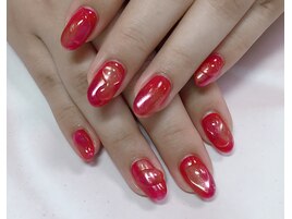 凸凹ニュアンスネイル