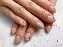 ドライフラワーネイル