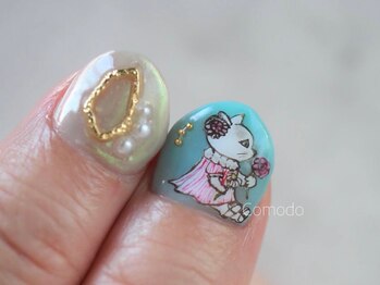 ネイル アトリエ コモード(nail atelier Comodo)/推し活ネイル ［キャット］