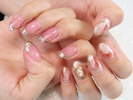 綺麗めアートネイル