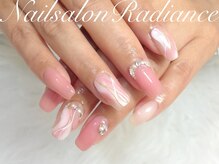 【パラジェル使用♪】マグネット/フレンチ上品なデザイン