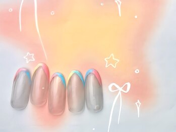 ネイルサロン&スクール ジーナ(GINA)/レインボーフレンチ