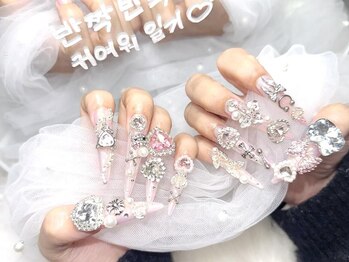 ベルグローアルファネイル(BELLE GROW ALPHA NAIL)の写真/ジェルネイルのせ放題メニュー有★お好きなデザインをお好きなだけ♪人気のワンホンネイル～地雷ネイルも☆