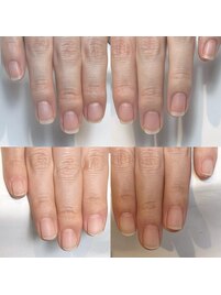 ネイルNGの方の『自爪風ジェル』