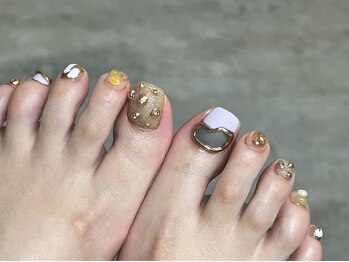 ニー(nee)の写真/ハイクオリティなフットネイル