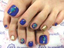 ネイルサロン 爪吉/フットはビビットなカラーを！