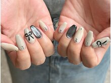 ファストネイル 上野店(FAST NAIL)/リボン/韓国/フラッシュ/ラメ