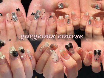 エマネイル プラス キハクヤ 梅田店(EmaNail+KIHAKUYA)/定額ゴージャスコース♪