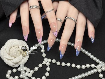 サンサンイチ 関内店(331)/フレンチドット☆ピンク×青