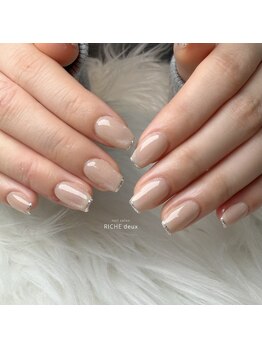 リッシュ ドゥ(RICHE deux)/ベージュマグ × シルバーライン