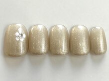 ネイルメゾン 天神店(NAIL MAISON)/ゴールドお花オフィス¥5000