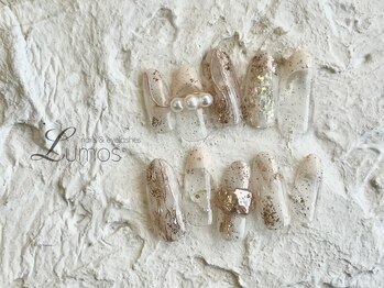 ルーモス 桜川店(Lumos)/フレンチ/ラメネイル