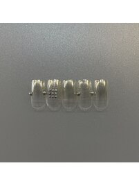 個性派シルバーネイル