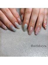 ホリデイズ(Holidays)/ハイビスカスネイル