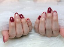 ベルフィオーレ 拝島店(bel fiore)/フレンチネイル　ボルドー