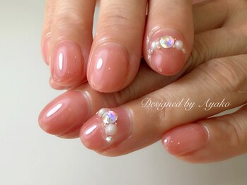 うる艶アクセサリーネイル