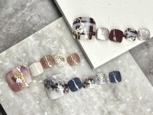 ホカネイルズ(HoKAnails)/【フット】定額デザインコース