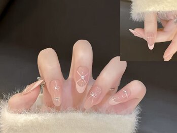 ファンシー 新宿店(Fancy)/冬ネイル/ツイード/ワンホン