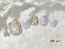 リトルビュー(little view)/F ミラーフラワー×押し花￥12980