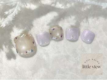 リトルビュー(little view)/F ミラーフラワー×押し花￥12980