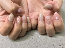 うねうね&お花パーツ