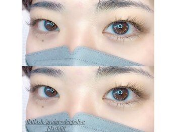 ベラルーナ 那覇おもろまち店(Bella Luna)/FLATLASH×下まつ毛パーマ