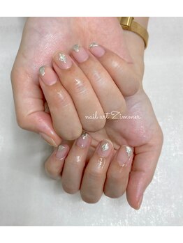 ネイルアート ジマー/クリアニュアンスコース¥6990