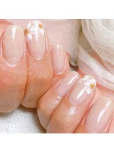 ローズクレア(Rose Crea)/手描きのフラワーネイル