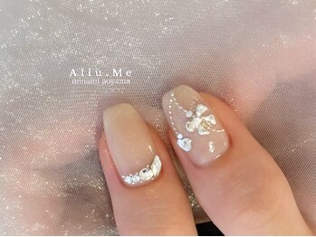 アリューミー 南青山店(Allu.Me)/リボンチャームネイル♪