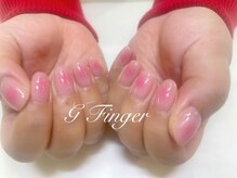 ジーフィンガー 大井町店(G Finger)/うるうるピンクチークネイル♪