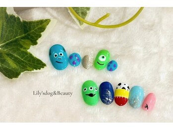 リリーズドッグアンドビューティー(Lily's Dog&Beauty)/モンスターズインクネイル