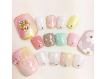 ネイルサロン ティアラリュクス 市川北口店(Tiara Luxe)/フットジェル