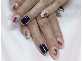 ぬりかけニュアンスネイル