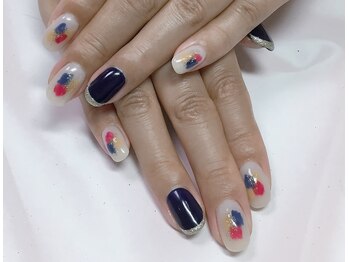 ぬりかけニュアンスネイル