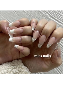 ミィスネイルズ(mies nails.)/アシンメトリー