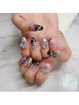 チーク×グラデーション