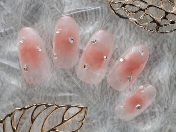 ネイルサロンアンドスクール ミュー(Nail Salon & school mieux)/チークネイル♪