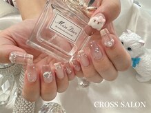 クロスサロン(CROSS &nbsp;SALON)/冬にぴったり♪チェックネイル