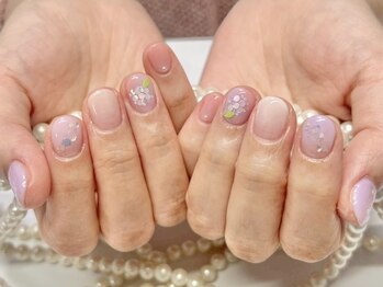 アンドシュシュネイル(&CHOU CHOU nail)/持込アート