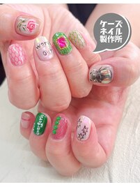 手描きアートネイル