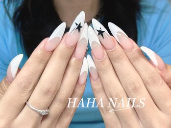 ハハ(HAHA)/フレンチネイル ¥6980