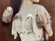 シエルネイルスタジオ 新宮店(Ciel nail studio)/大理石風フレンチデザイン