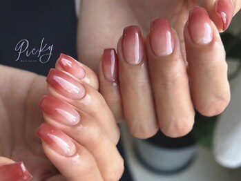 ピッキー(Picky)/ピンクブラウングラデ